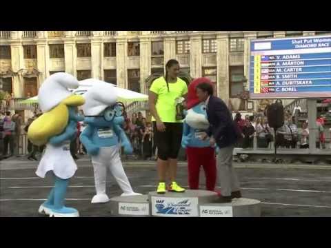 Brussels 2016 Women´s Shot Put  - Top 3
