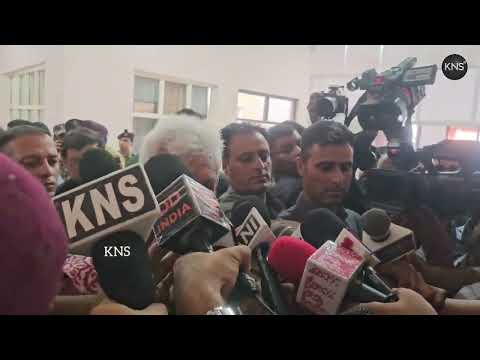 After attending the Kashur Riwaaj 2025 celebrations in Baramulla, LG Manoj Sinha addresses the media.