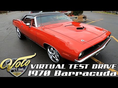 1970 Plymouth Barracuda Virtual Test Drive at Volo Auto Museum (V18784)