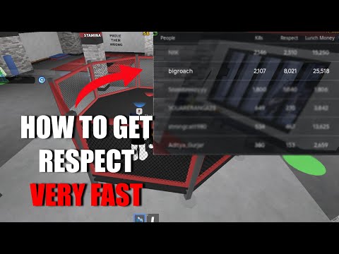 How To Get Respect Very Quickly in Roblox fight in a school