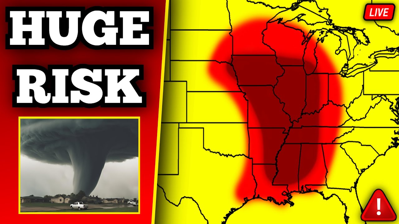 🔴 BREAKING Major Tornado Outbreak Coverage - Violent Tornadoes Possible - With Live Storm Chasers