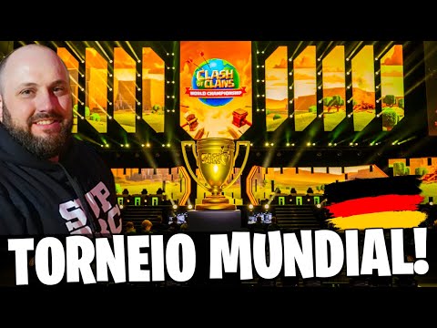BRUNO CLASH na FINAL MUNDIAL de CLASH OF CLANS na ALEMANHA!! Parte #1