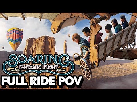 Video: Soaring Fantastic Flight - Full Queue and Ride POV - Tokyo DisneySea