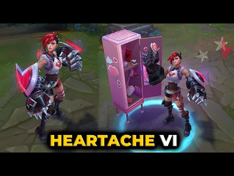 Heartache Vi Skin Preview - League of Legends