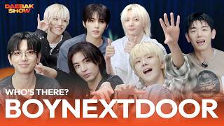 Download lagu BOYNEXTDOOR Talk 'ANIMAL,' Their First World Tour & Everything In Between | DAEBAK SHOW mp3