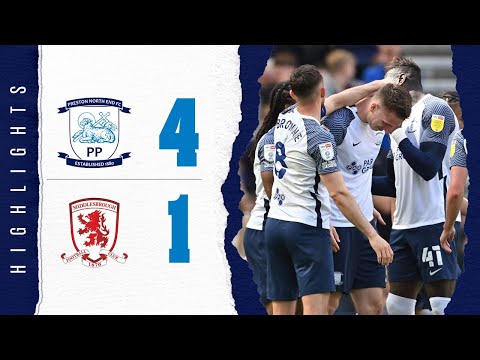Highlights: PNE 4 Middlesbrough 1