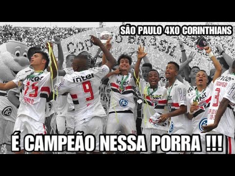 SÃO PAULO 4X0 CORINTHIANS SÃO PAULO NARRAÇÃO DA ZUEIRA - CAMPEÃO COPA DO BRASIL SUB 20