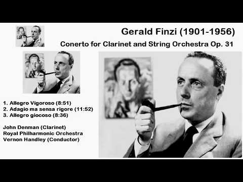 Gerald Finzi (1901-1956) - Concerto for Clarinet and String Orchestra Op. 31