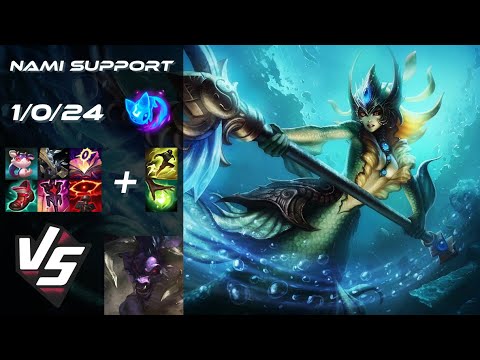 SUPPORT Nami vs Alistar - NA Challenger Patch 25.S1.7