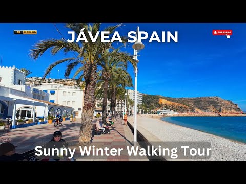 Complete Javea 🇪🇸 Walking Tour | Arenal Beach & Port Beach Promenade + Old Town #spaintravel
