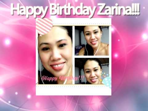 Happy Birthday Zarina ^_^"