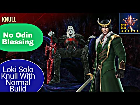 Loki Solo Knull With Normal Obelisk - Marvel Future Fight