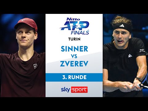 Sinner 🇮🇹 - Zverev 🇩🇪 - Runde 3 | Nitto ATP Finals 2025 | Highlights - Sky Sport Tennis