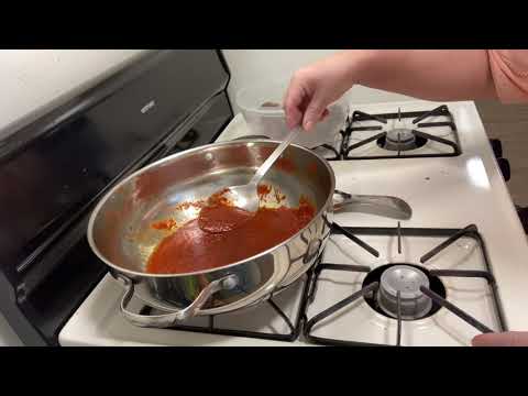 CARNE DE RES EN CHILE ROJO PARA TAMALES ROJOS