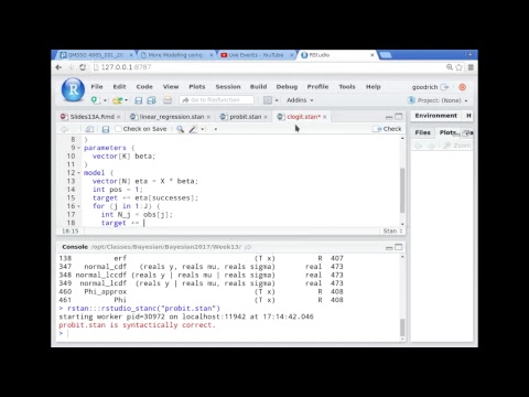 Bayesian Statistics for the Social Sciences 04-11-2017