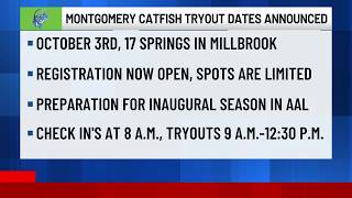 Montgomery Catfish tryout dates announced
