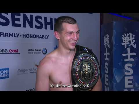 Post-Fight: Frangis Goma, France and Aleksandar Petrov, Bulgaria