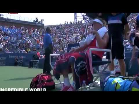 American Tennis Player Coco Vandeweghe Completely Loses It On Court   US Open 2015VIDEO!!!