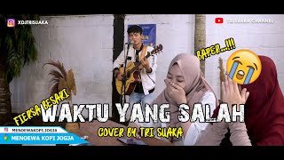 Download lagu JADI BAPER MBAKNYA!! WAKTU YANG SALAH - FIERSA BESARI (LIRIK) COVER BY TRI SUAKA - MENOEWA KOPI mp3