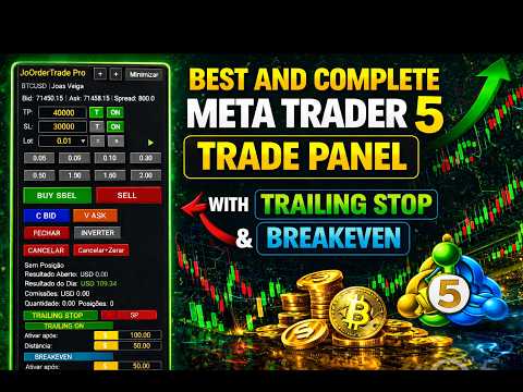 Video Trade Panel Pro MT5 One Click Risk Control