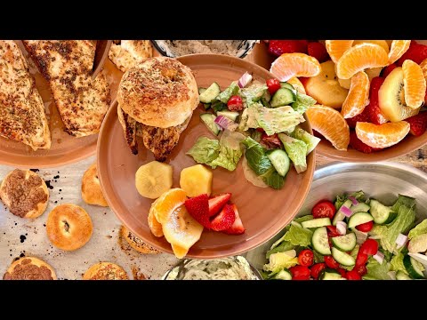 Homemade Sourdough Bagel Sandwich Recipe: Chicken Bagelwich with DIY Cream Cheese Spread