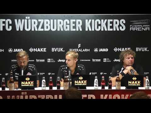 Uerdingerblock FC Würzburger Kickers - KFC Uerdingen Pressekonferenz
