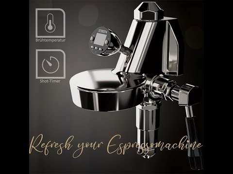 weltweit erster Thermometer  zum messen der Brühtemperatur mit Shot-Timer für die E61 Brühgruppe