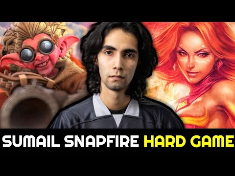 SUMAIL Mid Snapfire — Hard Game vs Raid Boss Build Lina