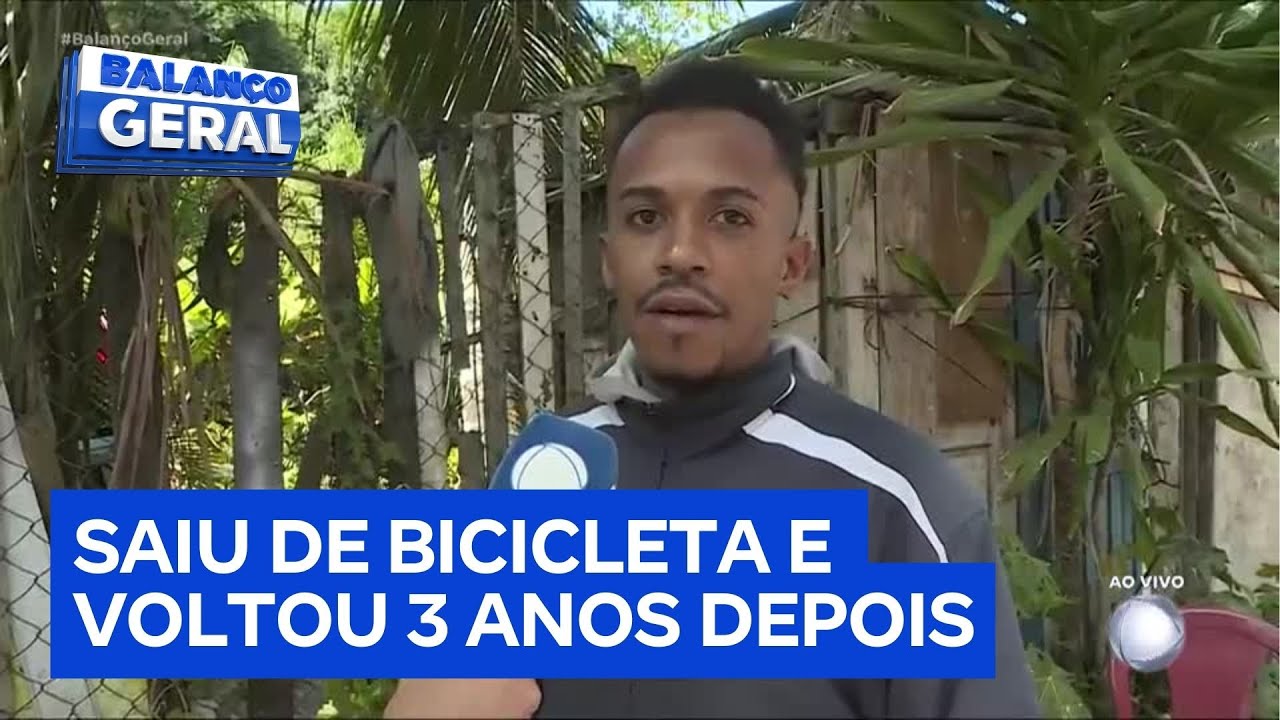Balanço Geral conversa com baiano que saiu para pedalar e foi encontrado 3 anos depois na Costa Rica