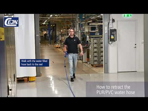 SafetyReel G2 - How to retract with air and water hose