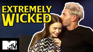Zac Efron & Lily Collins On-Screen Chemistry Secrets | Extremely Wicked | MTV Movies video