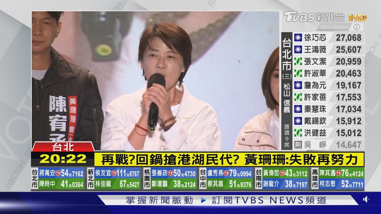 輸給藍綠! 黃珊珊:台北市民太擔心「某人」擺脫不了政黨