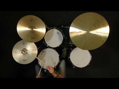 Used Turkish Classic Hi Hat Cymbals 15" 1233/1380 grams - Good image 5
