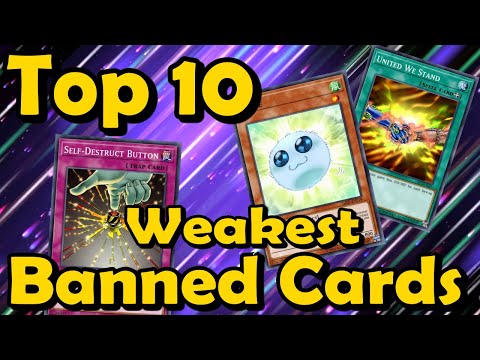 Top 10 Weakest Banned Cards in YuGiOh