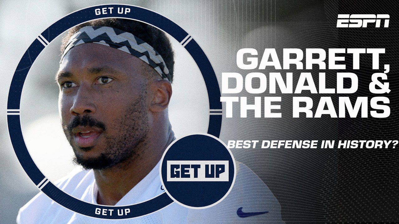 BEST DEFENSE IN NFL HISTORY?! 🤯 Impact of Myles Garrett & Aaron Donald teaming up for Rams | Get Up
