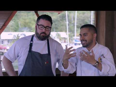 Chef Jason - Nathan Mahadeo Cooks at Light House Restaurant - Trinidad 2018