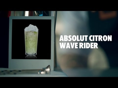 ABSOLUT CITRON WAVE RIDER DRINK RECIPE - HOW TO MIX