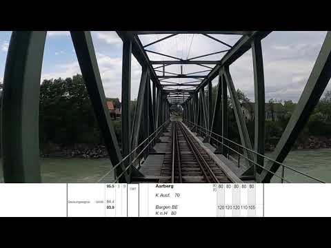 Cab ride Lyss to Kerzers - Führerstandsmitfahrt Lyss nach Kerzers