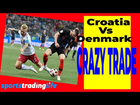 Almost a Football Trader's NIGHTMARE In Croatia Vs Denmark