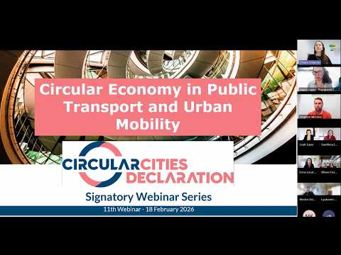 CCD webinar #11 - Circular Economy in Public Transport and Urban Mobility