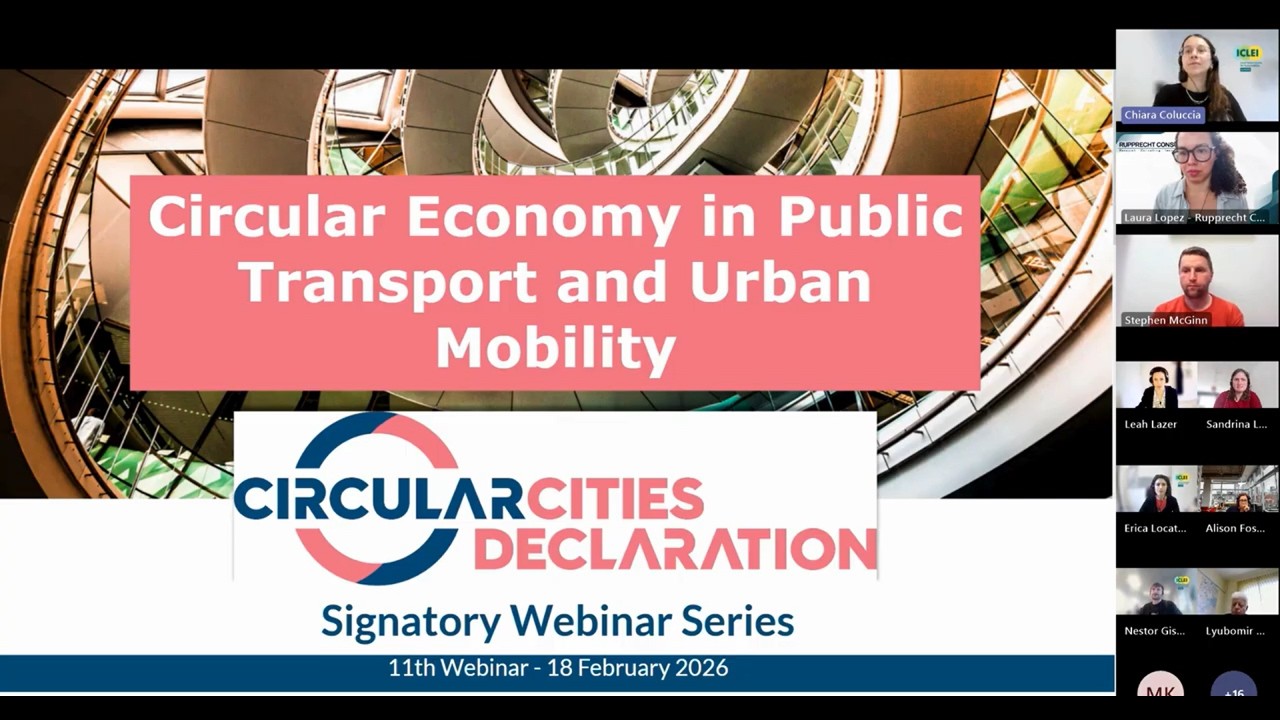 CCD webinar #11 - Circular Economy in Public Transport and Urban Mobility