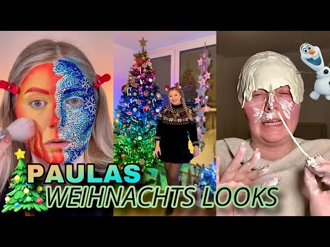Paula's Christmas looks MIX 1 😱☃️💚 Olaf, Grinch & much more 😳