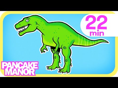 Dinsosaur Bones Song + More Songs for Kids | Pancake Manor