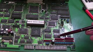 SNK Neo Geo MV-1FZ (MVS) Backup RAM & Palette RAM Repair (Not the usual suspects...)