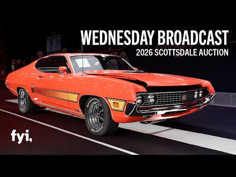 FYI Wednesday Broadcast Replay // Barrett-Jackson 2026 Scottsdale Auction // Wednesday, Jan 21