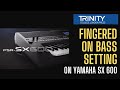 Yamaha SX600 Finger On Bass Setting