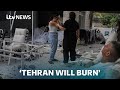 Israel Warns Tehran Will Burn As Iran Fires Drones And Missiles In Response To Strikes ITV News