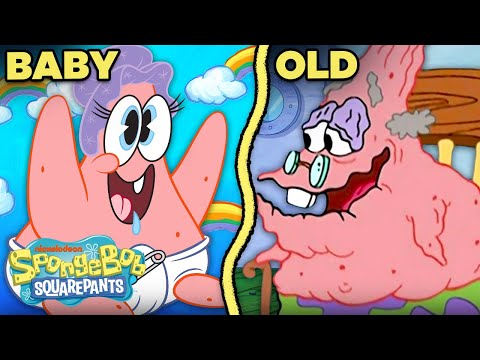 Patrick Star’s Stages of Life! ⭐️???? Baby Star to Old Man | SpongeBob