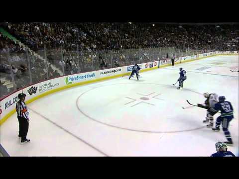 Andrew Alberts hammers Marek Zidlicky [HD] {Dual-Feed}