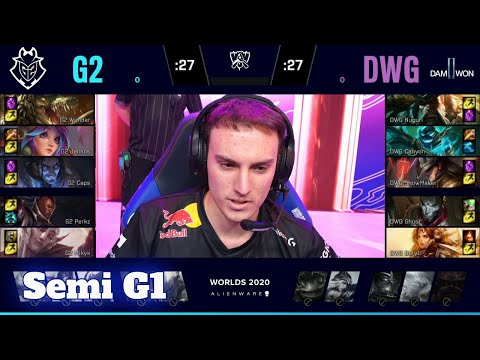 G2 vs DWG - Game 1 | Semi Finals S10 LoL Worlds 2020 PlayOffs | G2 eSports vs DAMWON Gaming G1 full